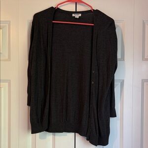 Old Navy Women's Dark Gray Cardigan Sweater